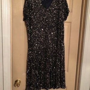 Pissarro Nights navy blue dress cocktail dress